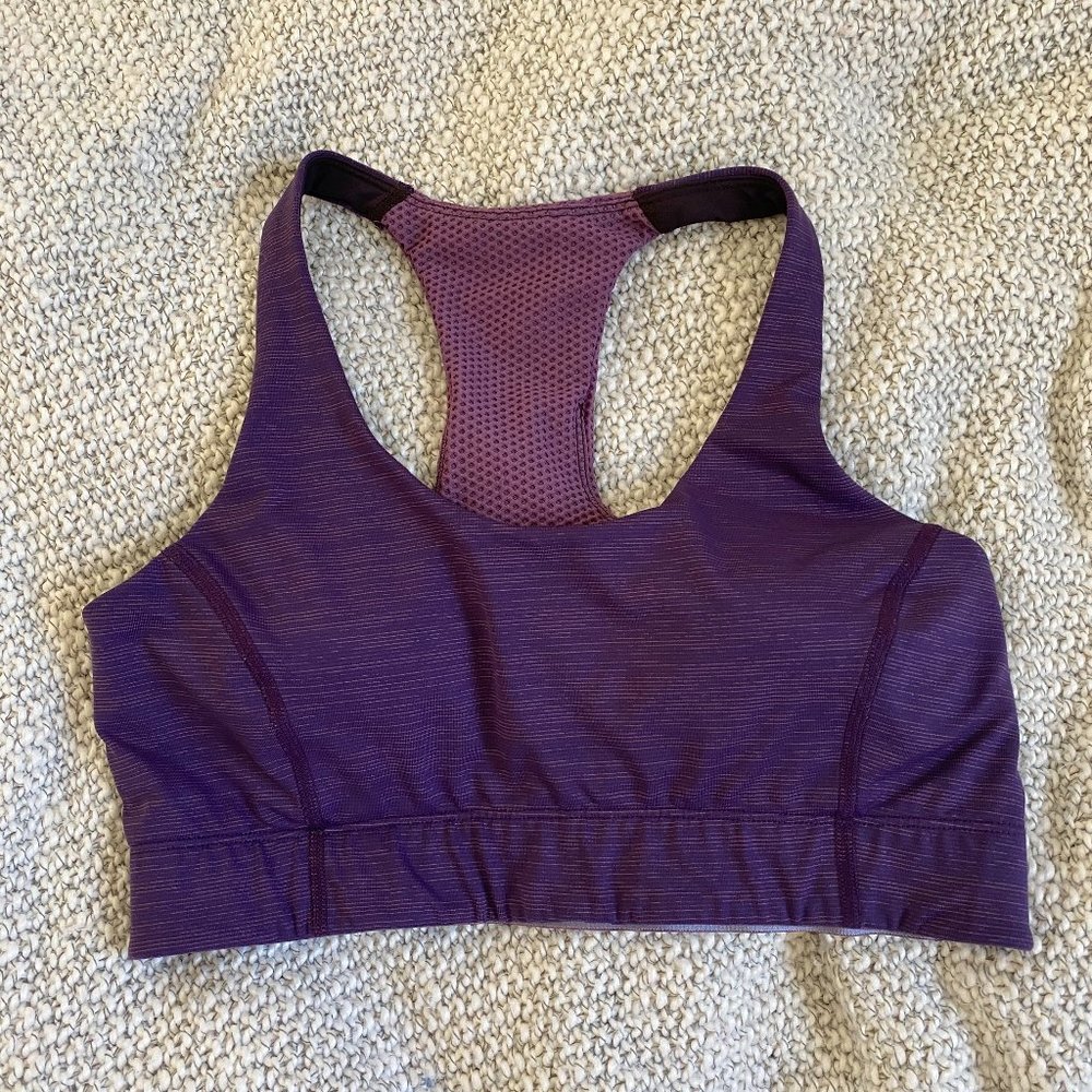 Outdoor Voices Doing Things Bra Purple Size Small